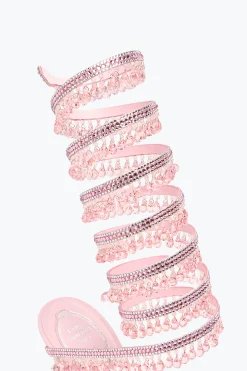SANDALE SUPER CHANDELIER ROSE POUDRÉ 105