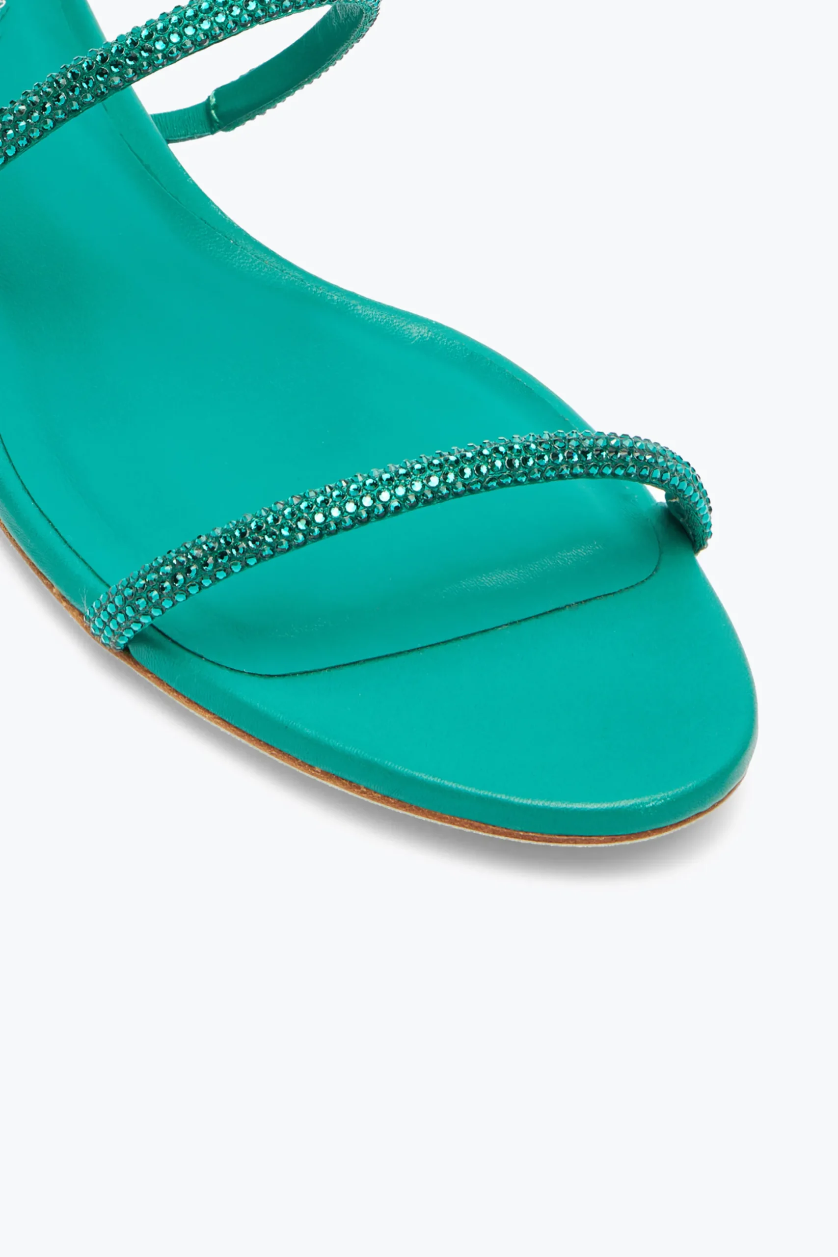 Sandale Supercleo Vert Émeraude Avec Cristaux 10