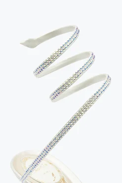 Sandales Bijou En Satin Cleo