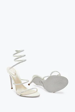 Sandales Blanches Élégantes Cleo