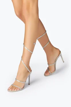 Sandales Cleo Hautes Grises