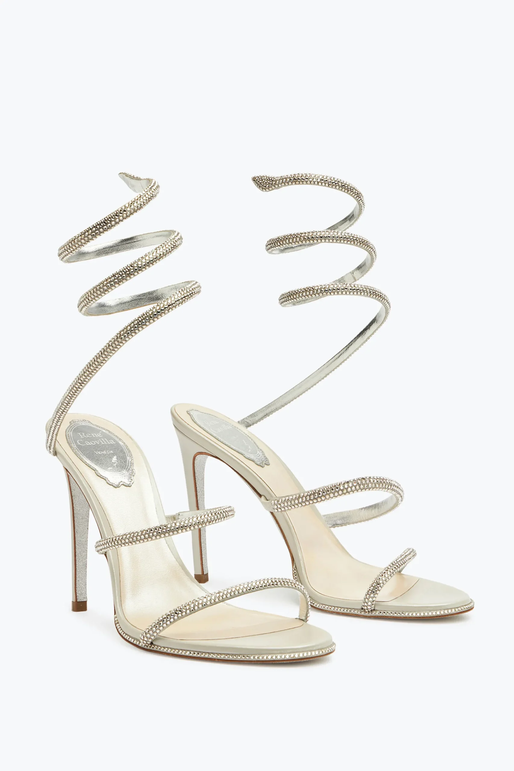 Sandales De Soirée En Satin Cleo