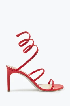 Sandales En Satin Avec Talon Cleo