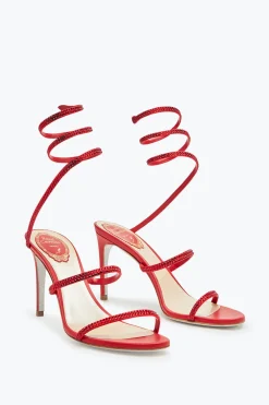 Sandales En Satin Avec Talon Cleo