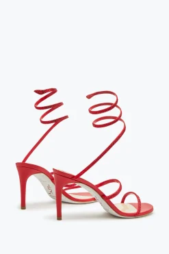 Sandales En Satin Avec Talon Cleo