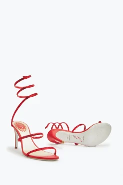 Sandales En Satin Avec Talon Cleo