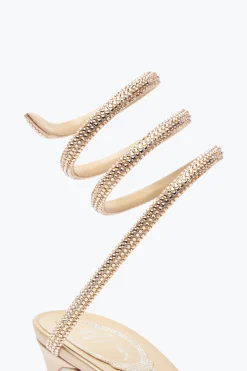 Sandales En Satin Cleo