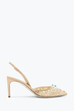 Slingback Avec Pierres Précieuses Cinderella 75