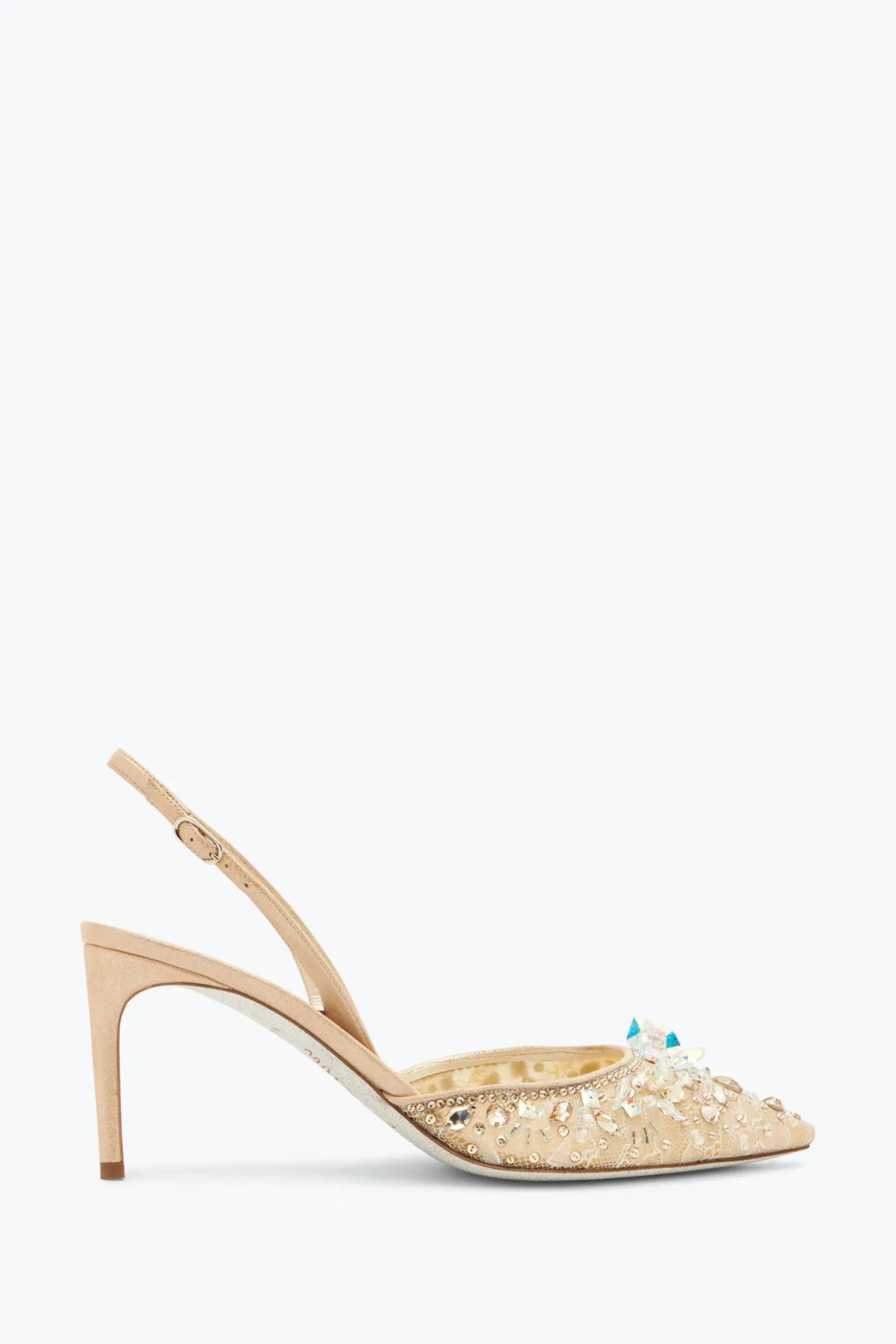 Slingback Avec Pierres Précieuses Cinderella 75