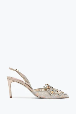 Slingback Bijou En Dentelle Veneziana 75