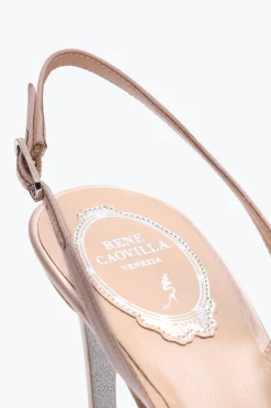 Slingback Floriane rose poudré 80