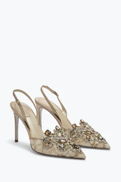 Slingbacks Décorés Doré Veneziana