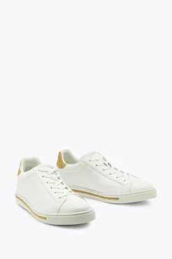 Sneaker Xtra Blanc-Or Avec Cristaux 15