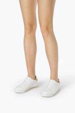 Sneaker Xtra Blanc-Or Avec Cristaux 15