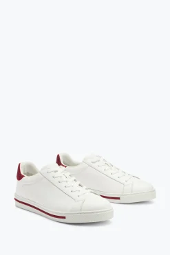 Sneaker Xtra Blanc-Rouge Avec Cristaux 15