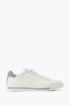 Sneakers En Cuir Avec Strass Xtra