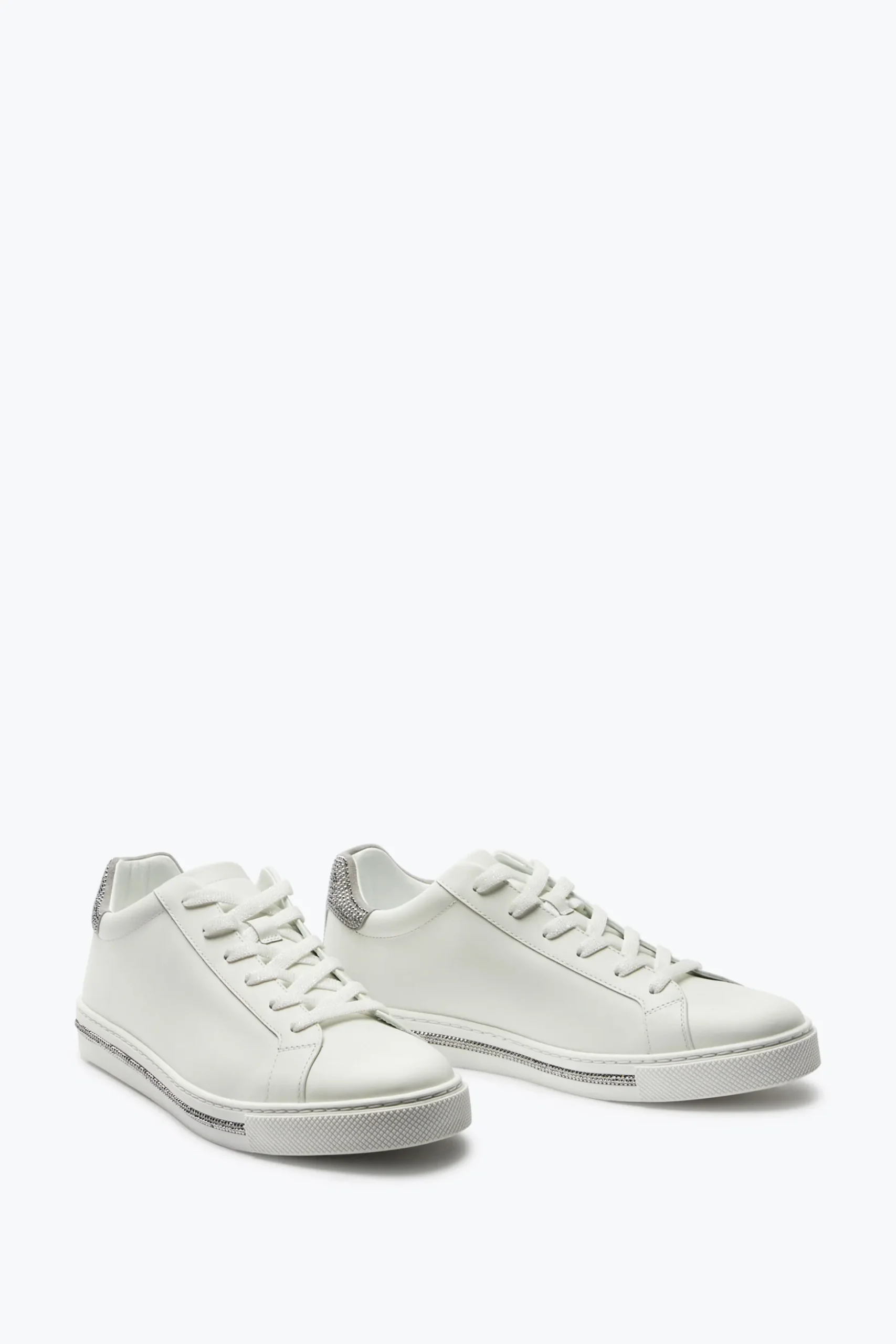 Sneakers En Cuir Avec Strass Xtra