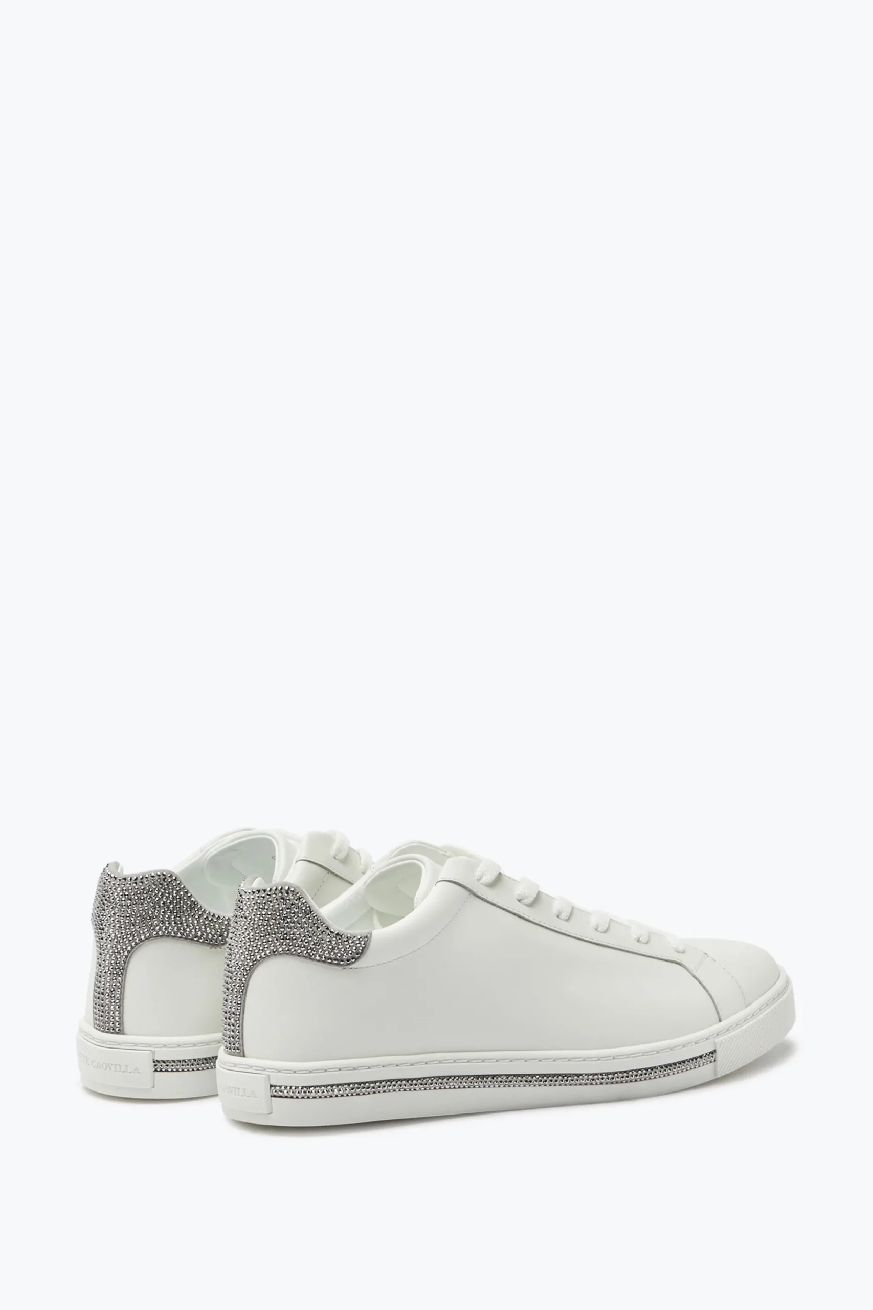Sneakers En Cuir Avec Strass Xtra