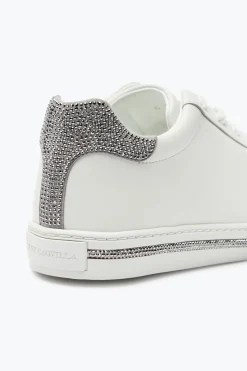 Sneakers En Cuir Avec Strass Xtra