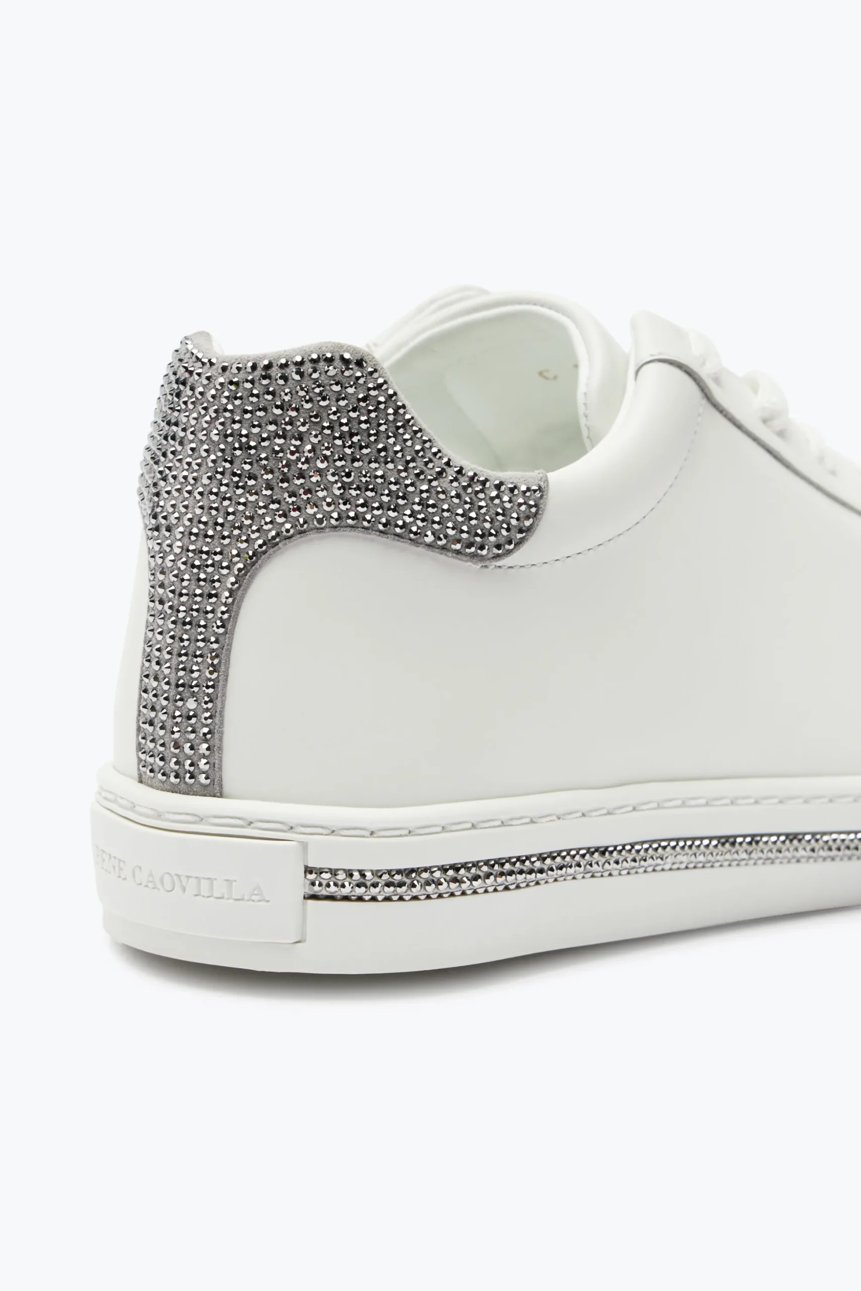 Sneakers En Cuir Avec Strass Xtra