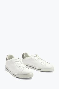 Sneakers Xtra Blanc-Argent Avec Cristaux 15